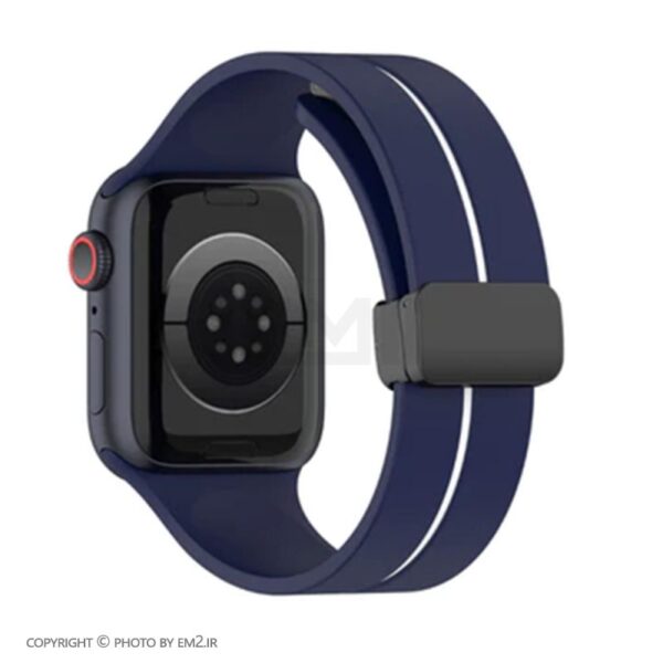 بند سیلیکونی مجیک (خط دار) button band